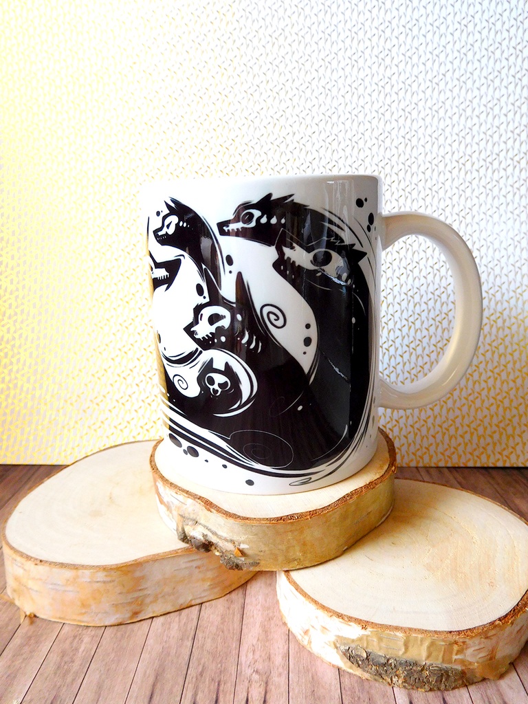 Skully Canine Mug - Webbelart