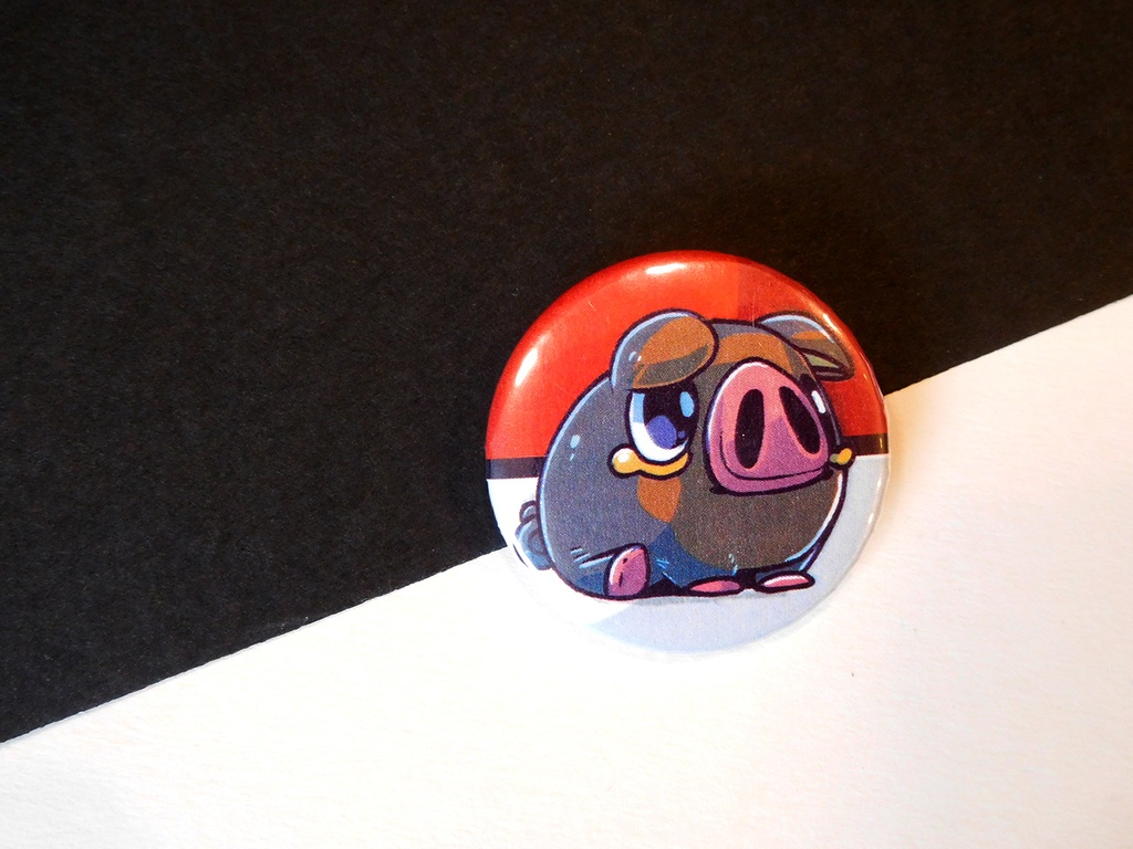 Button - Lechonk - 38mm Badge - #915