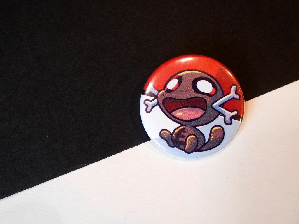 Button - Wooper Paldean - 38mm Badge - #194