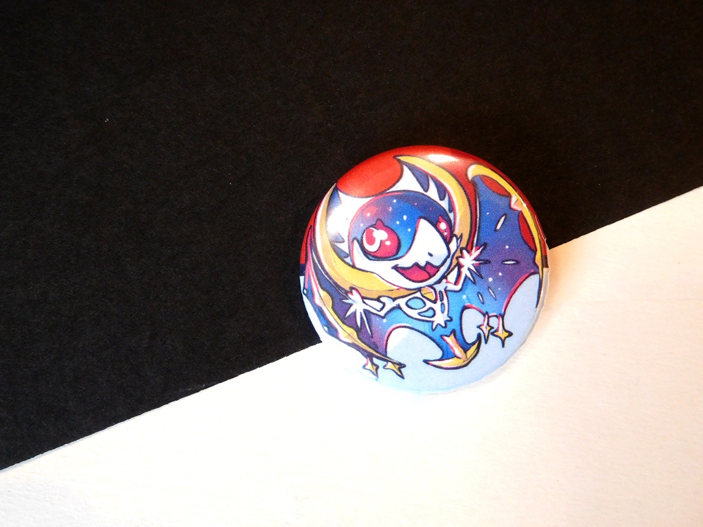 Button - Lunala - 38mm Badge - #792