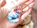 Yutyrannus- fluffy dinosaur - Acrylic keychain