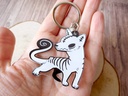 Voodoo doll Tasmanian Wolf - Acrylic keychain