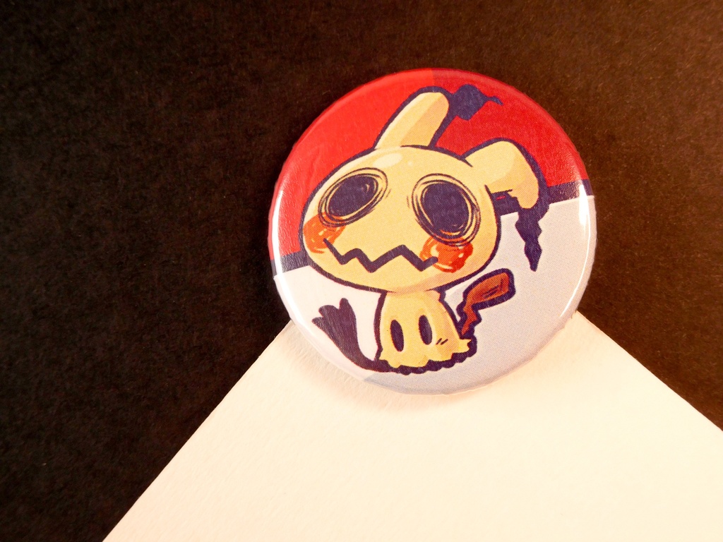 Button - Mimikyu - 38mm Badge - #778 (Button)