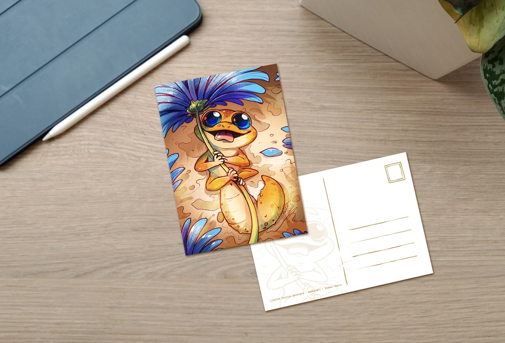 Postcard - Leopard Gecko - Limited Edition