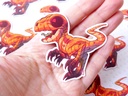 Pumpkin Raptor - Sticker