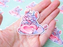 Valentine Hippo  - Sticker