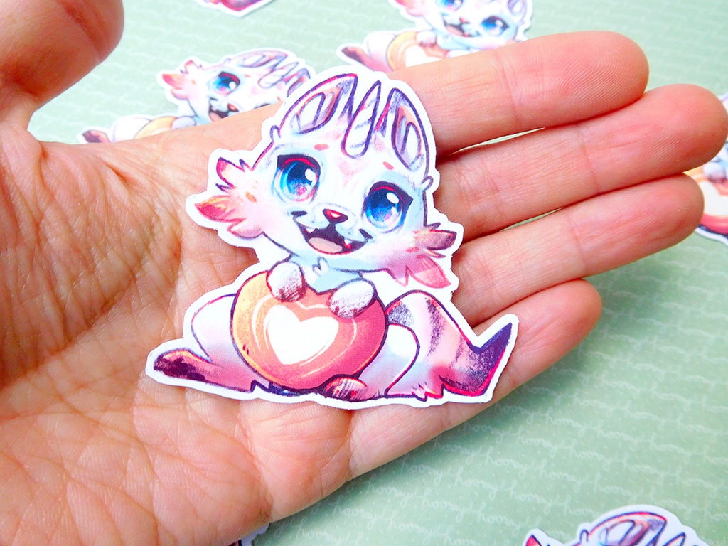 Colorful heart  - Sticker