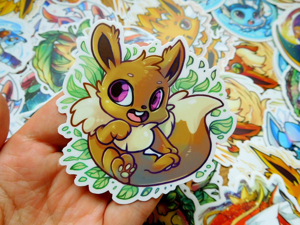 Pokemon Eevee Vinyl Sticker