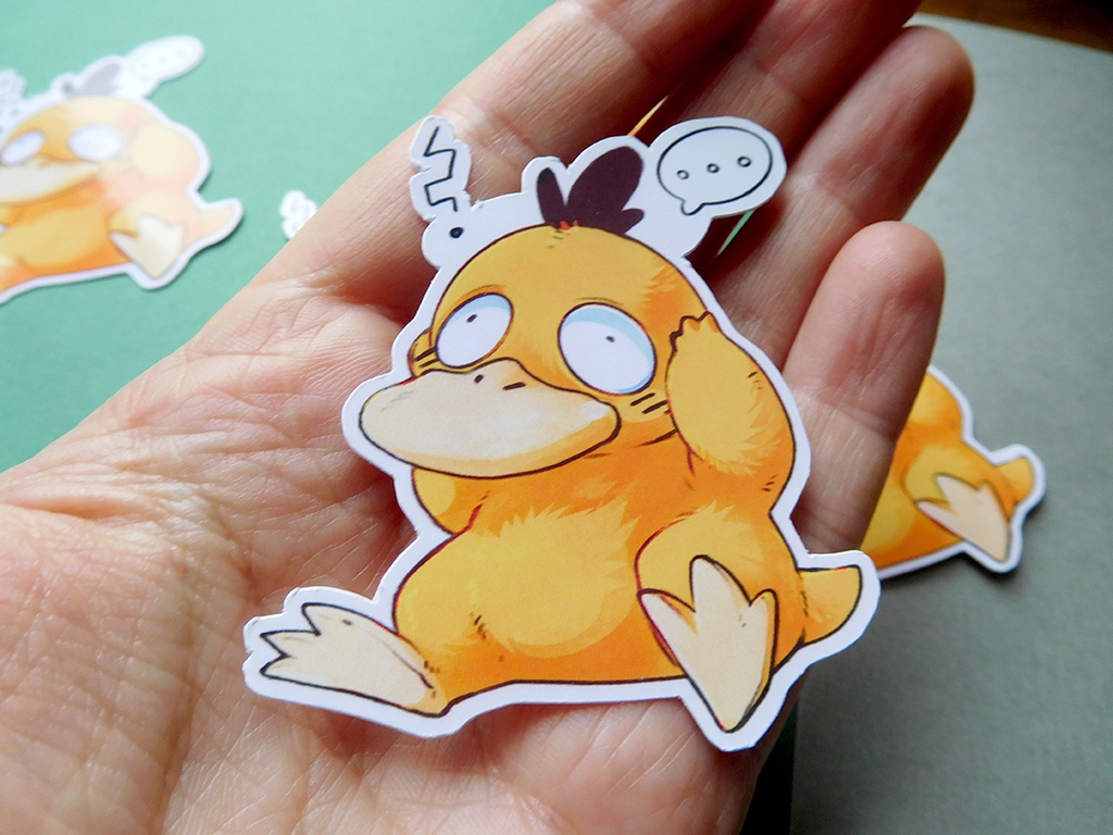 Pokémon Psyduck - confused - Sticker