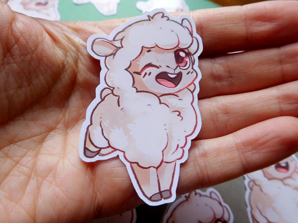 Happy Llama  - Sticker