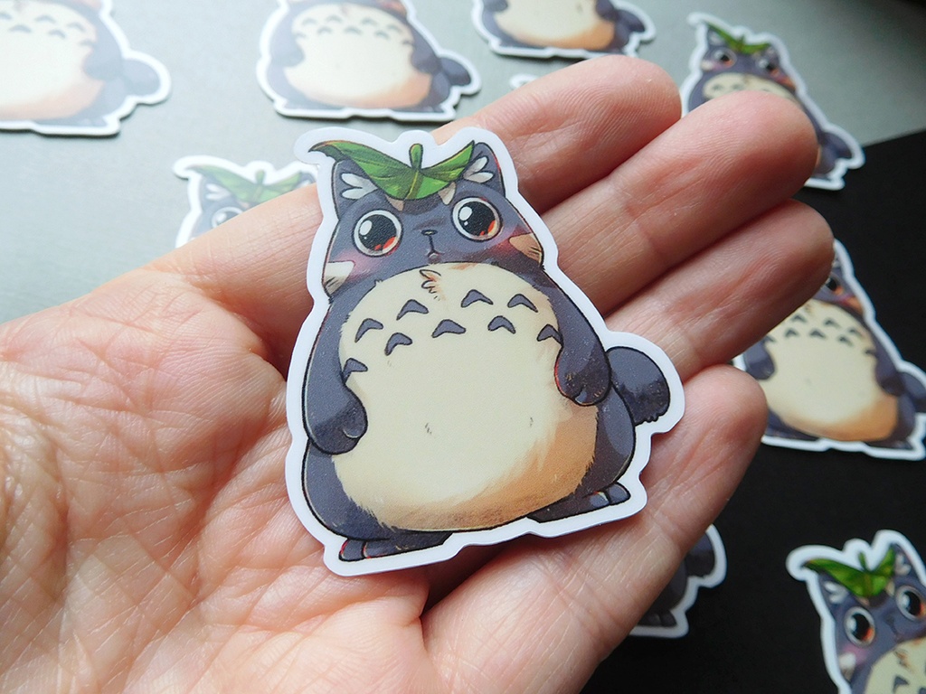 My Neighbour Totoro - Cosplay Kitty - Vinyl Sticker