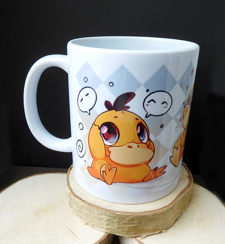 Mug - Psyduck - Pokemon - Webbelart