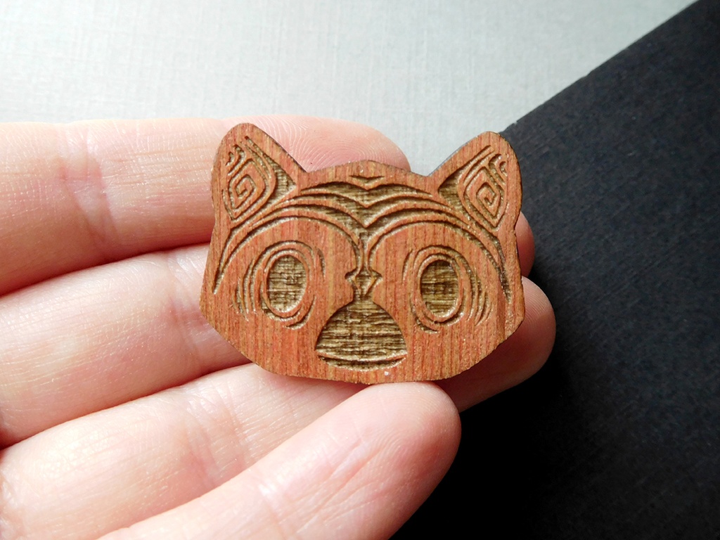 Lemur - Wooden Pin