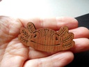 Axolotl - Wooden Pin