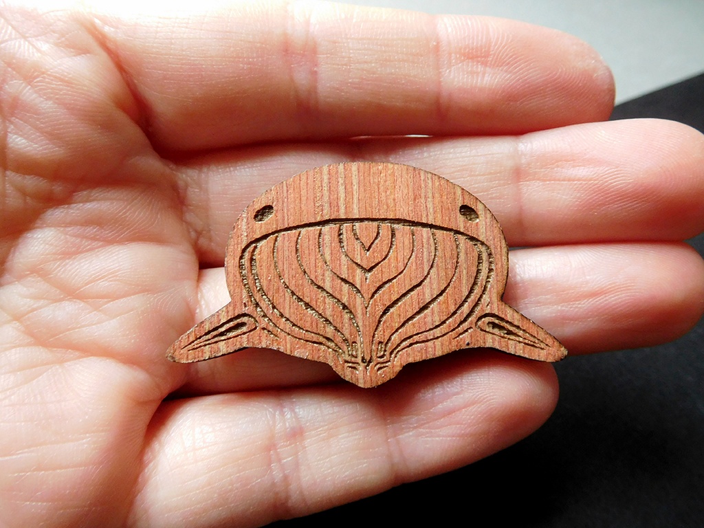 Whale - Wooden Pin