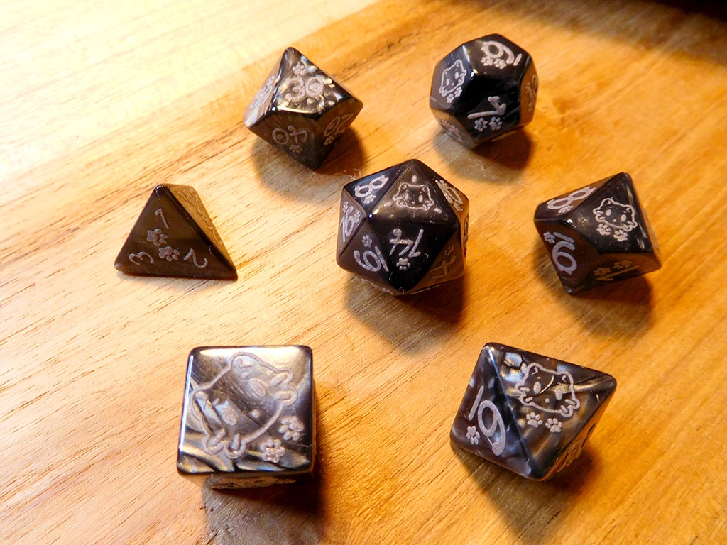 Dice Set - Kitty 
