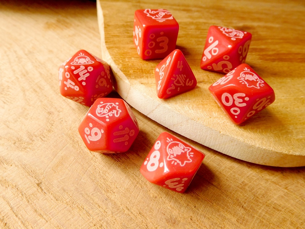 Dice Set - Shark (B- grade)