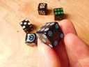 D6 single Dice - Snowflakes