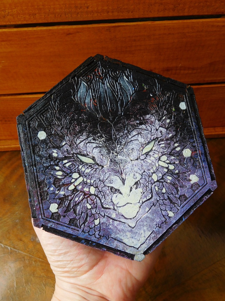 Dice Tray - Frost Night Dragon