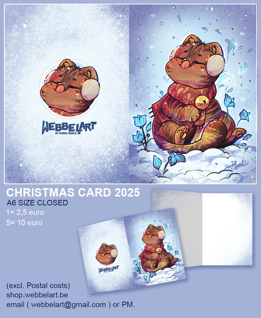 The first Snow - Christmas card 2025 