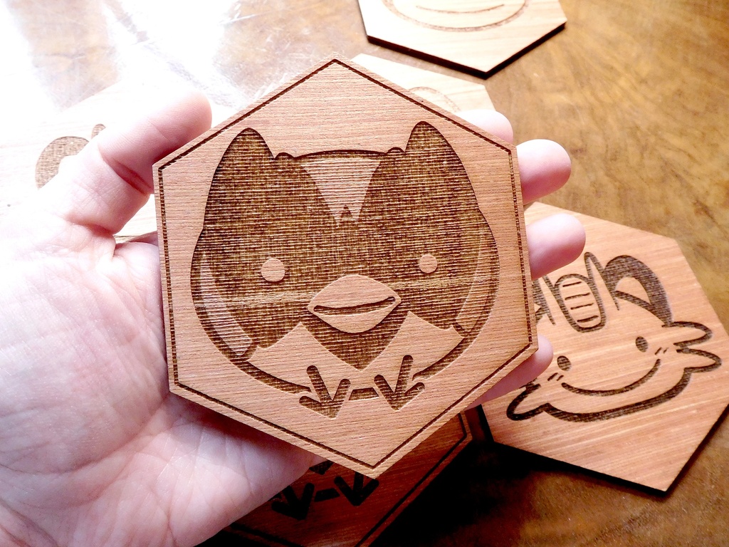 Wooden Coaster - Ditto Rookidee