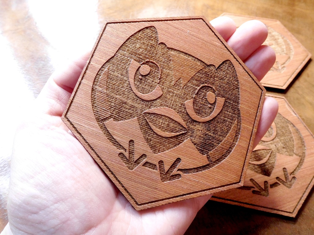 Wooden Coaster - Rookidee