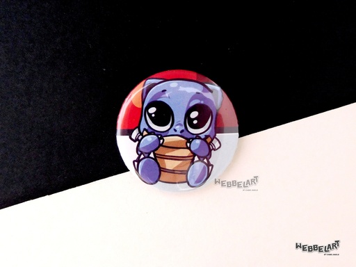 Button - Blastoise - 38mm Badge - #009