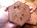 Wooden Coaster - Little Love Dove