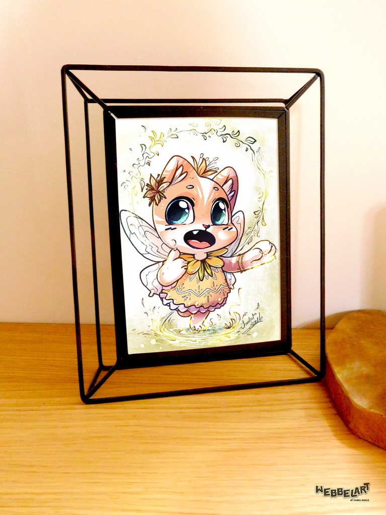 Artprint - Cosplay Kitty Fairy