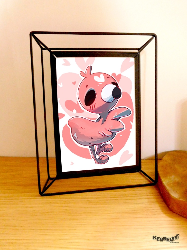 Artprint - Pink Flamingo