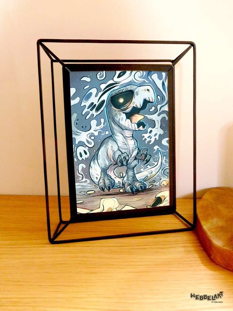 Artprint - Zombie T-rex