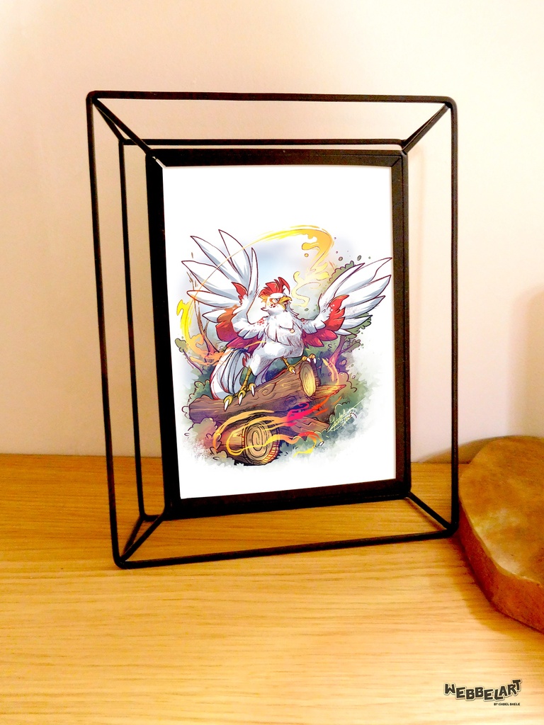 Artprint - Fire Chicken