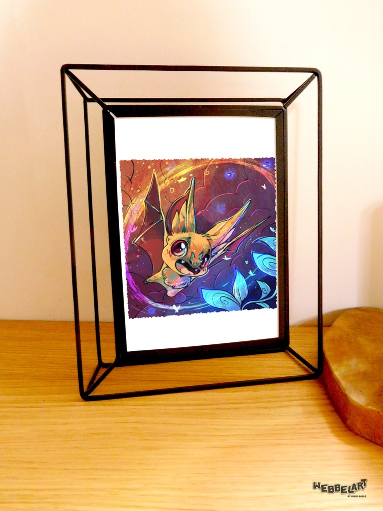 Artprint - Colorfull little Bat
