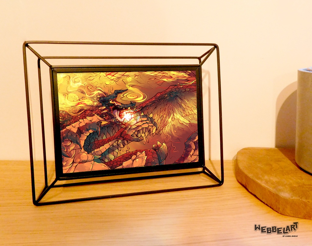 Artprint - Phoenix Dragon