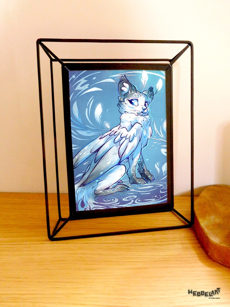 Artprint - Angel Leopard