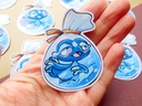 Gecqua - Pokemon starter - Generation 10 - Sticker