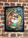Charizard Family - Gold Foil Print - Numbered and Limited edition   
