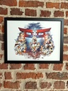 Kitsune Guardians - Gold Foil Print - Numbered and Limited edition