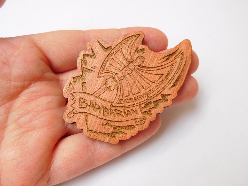 Barbarian - Wooden Pin