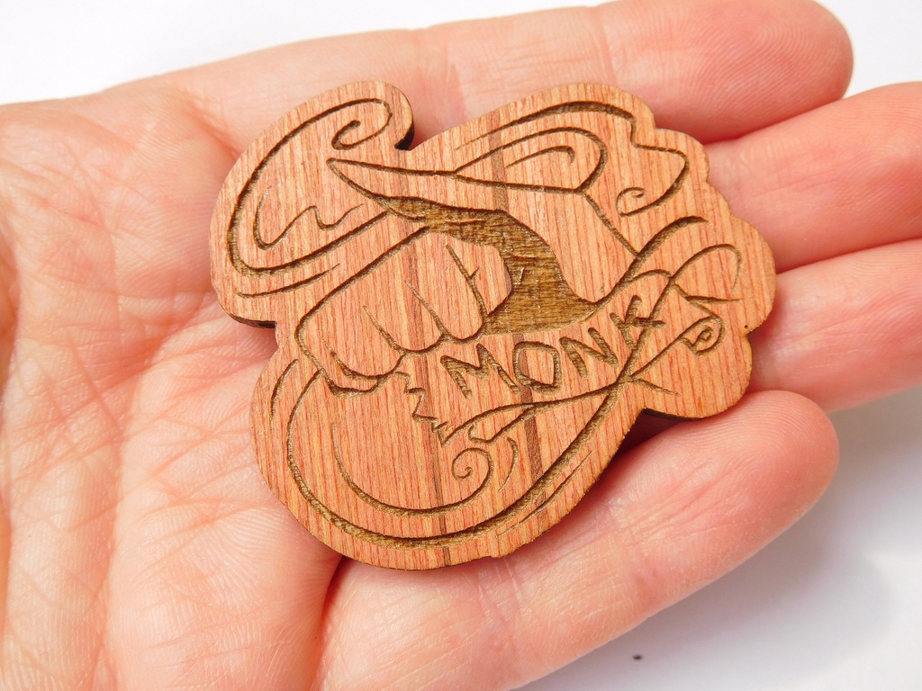 Monk - Wooden Pin