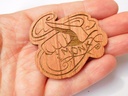 Monk - Wooden Pin