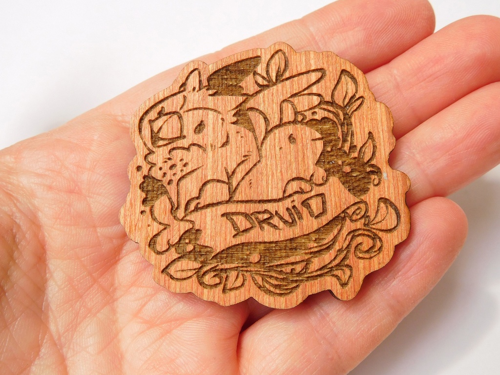 Druid - Wooden Pin