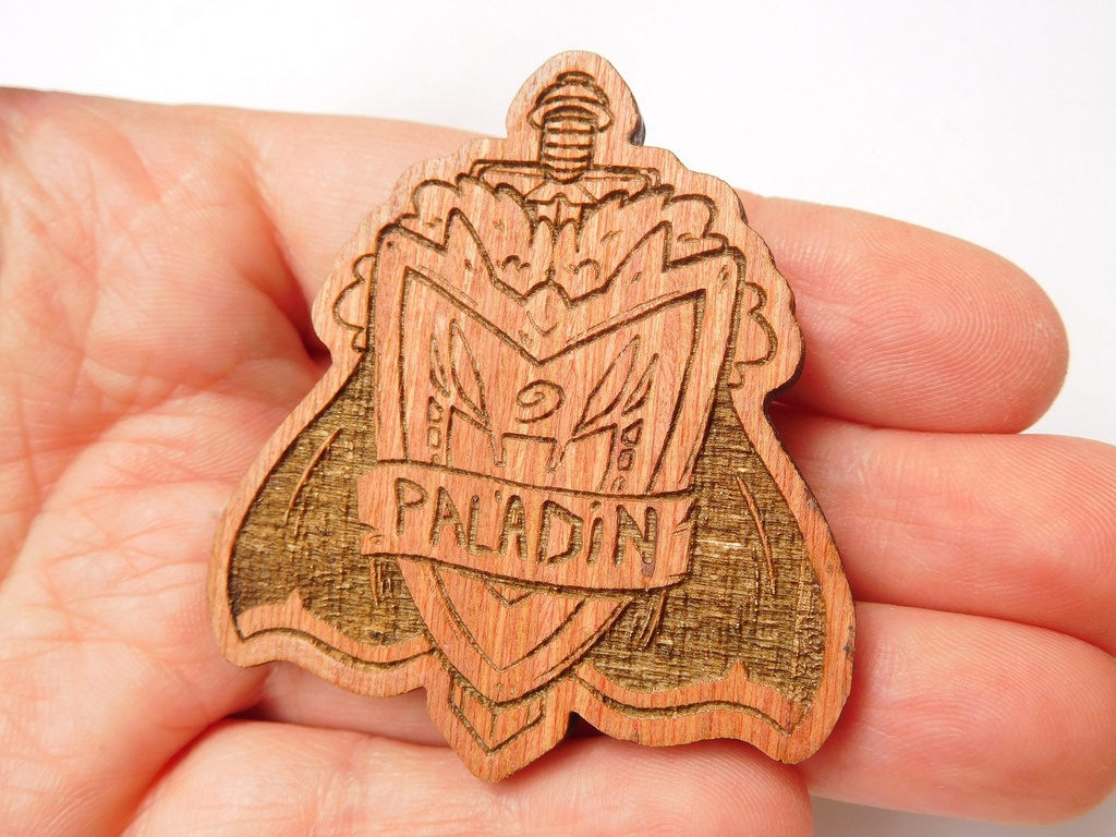 Paladin - Wooden Pin