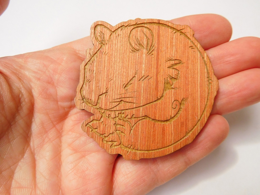 Wombat - Wooden Pin