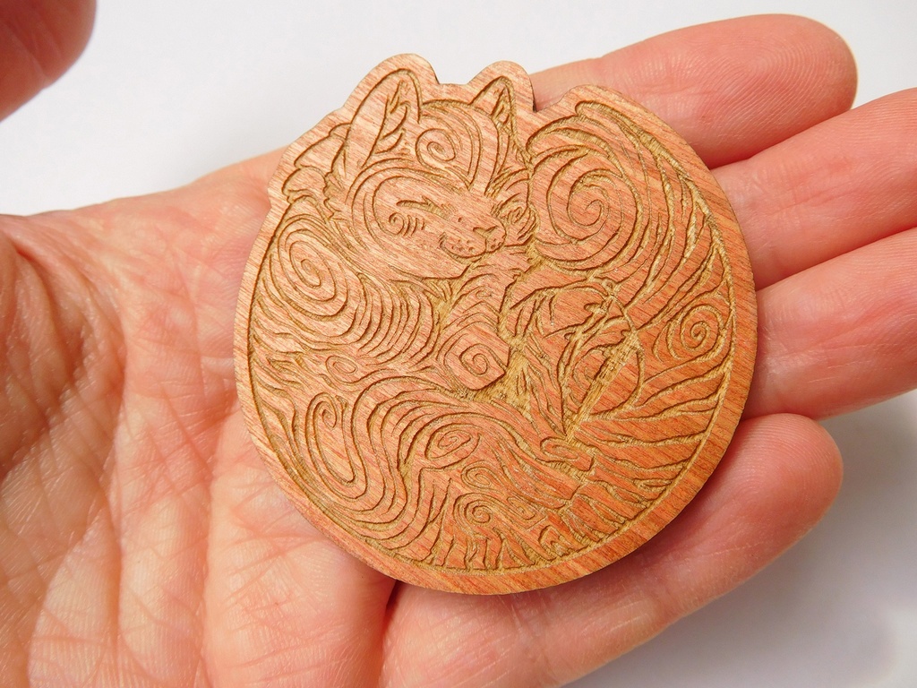 Tiger - Wooden Pin