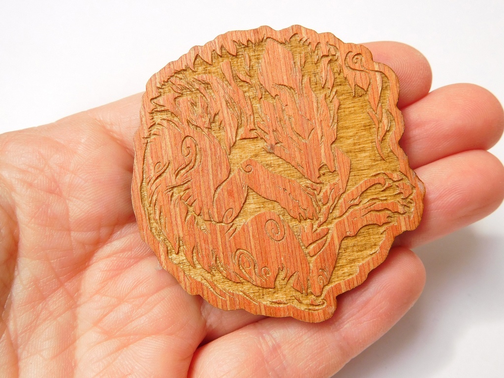 Werewolf - Wooden Pin