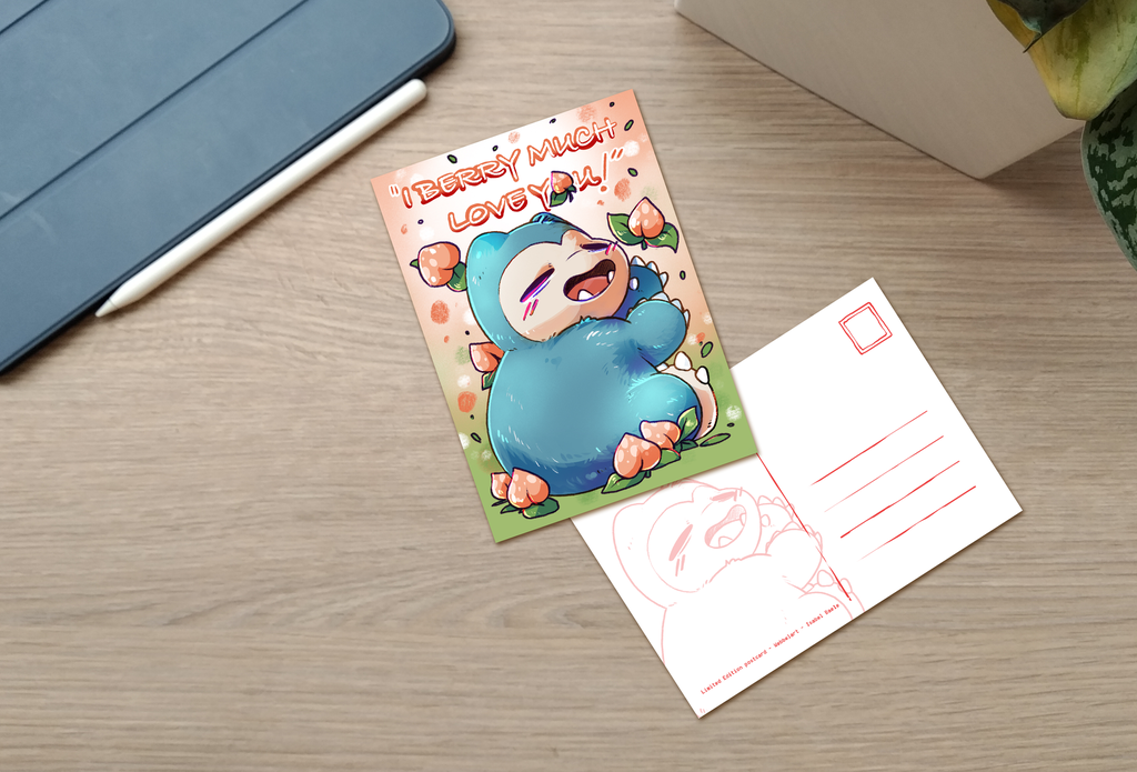 Postcard - I berry much love you 