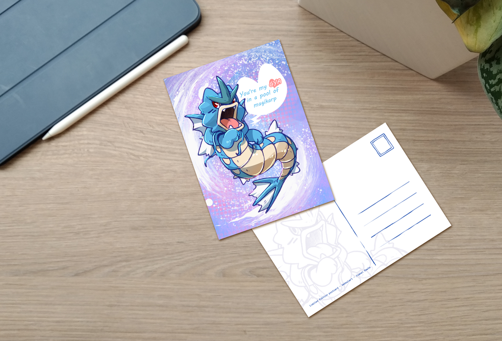 Postcard - Cosplay Kitty Gyarados