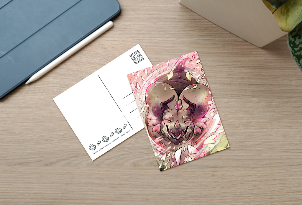 Postcard - Rhino