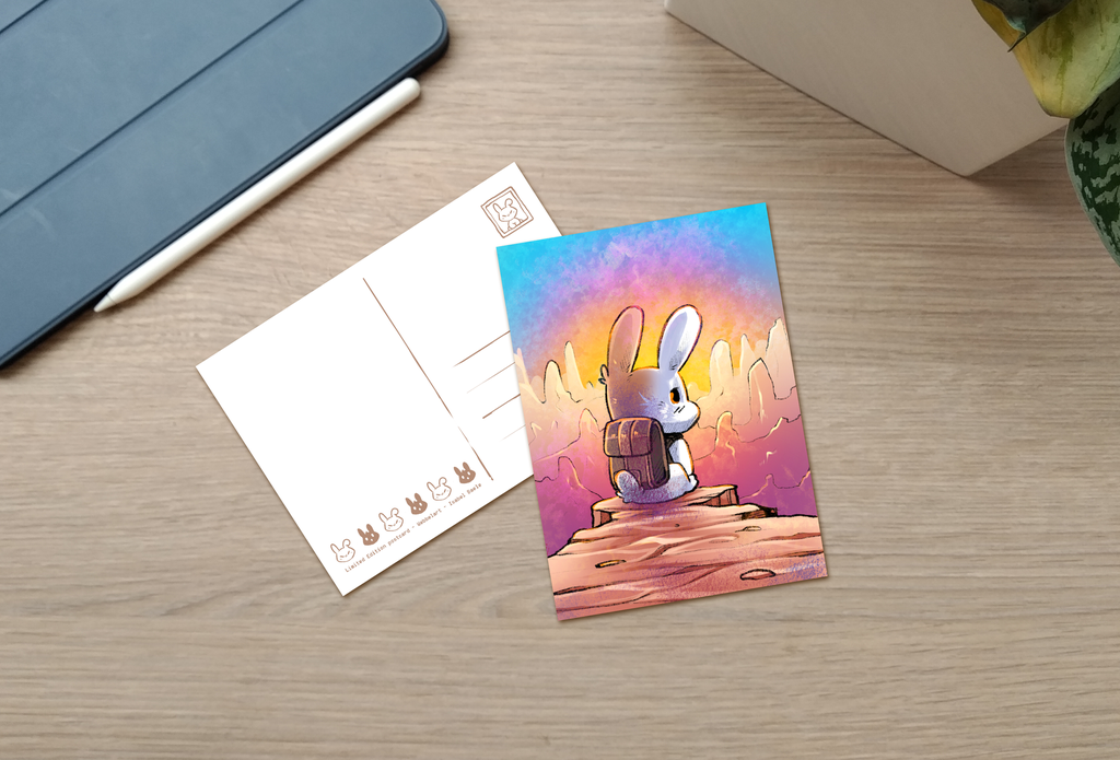 Postcard - Adventure Bunny